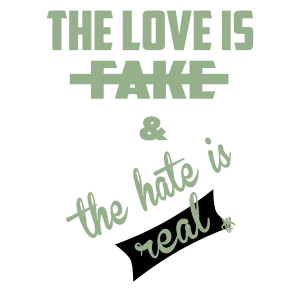 Air Jordan 4 Seafoam aka “Oil Green” - White T-Shirt (Love is Fake)