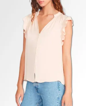 Anne Top Cream Tan