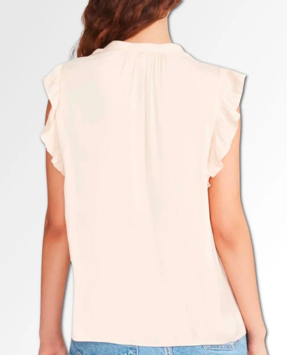 Anne Top Cream Tan