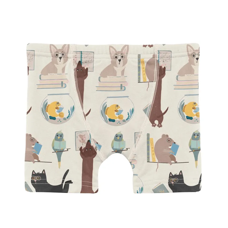 Bamboo Boxer Brief - Natural Books & Pets