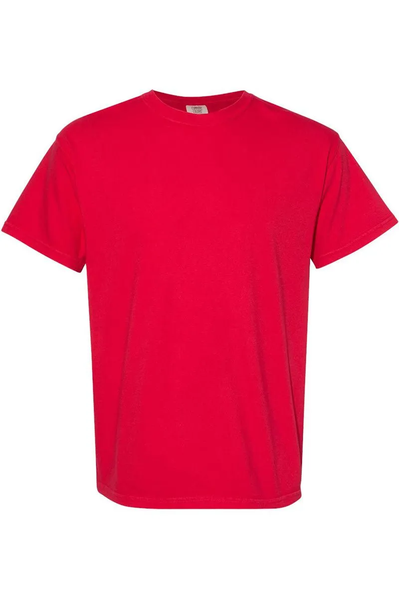 Basketball Game Girly Comfort Colors Adult Ring-Spun Cotton Tee
