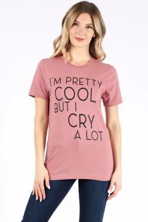 BC I CRY A LOT- MAUVE