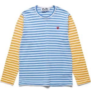 BI-COLOUR STRIPED MEN'S T-SHIRT