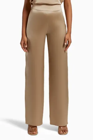 Champagne Silk Trousers