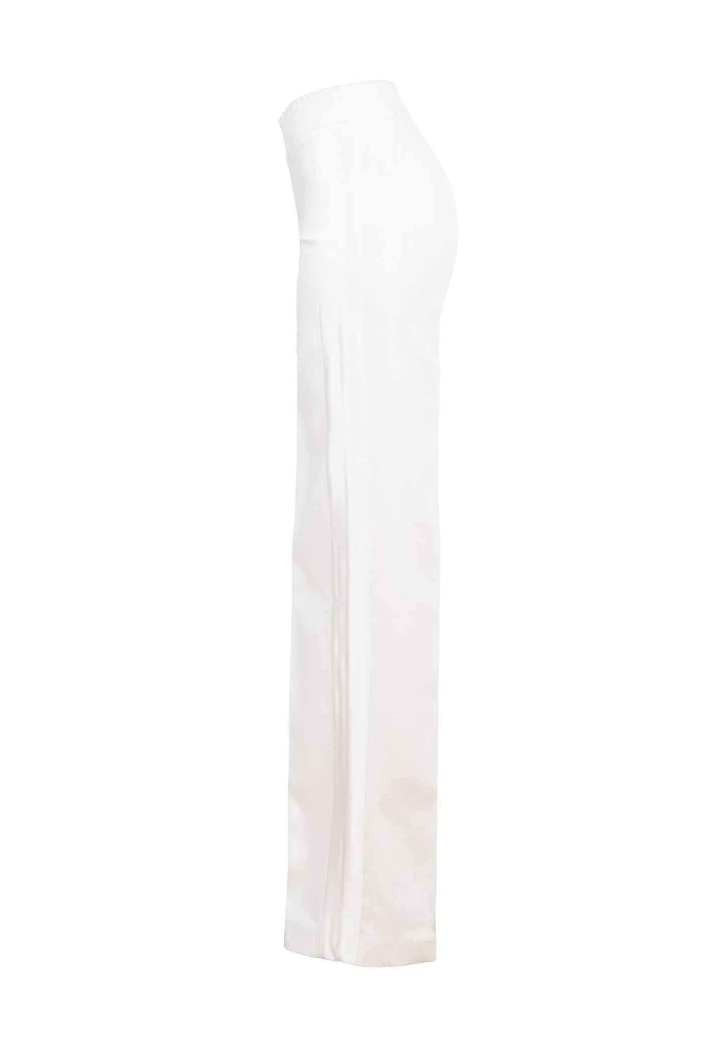 FLAVIA Off-White Denim with Satin Band