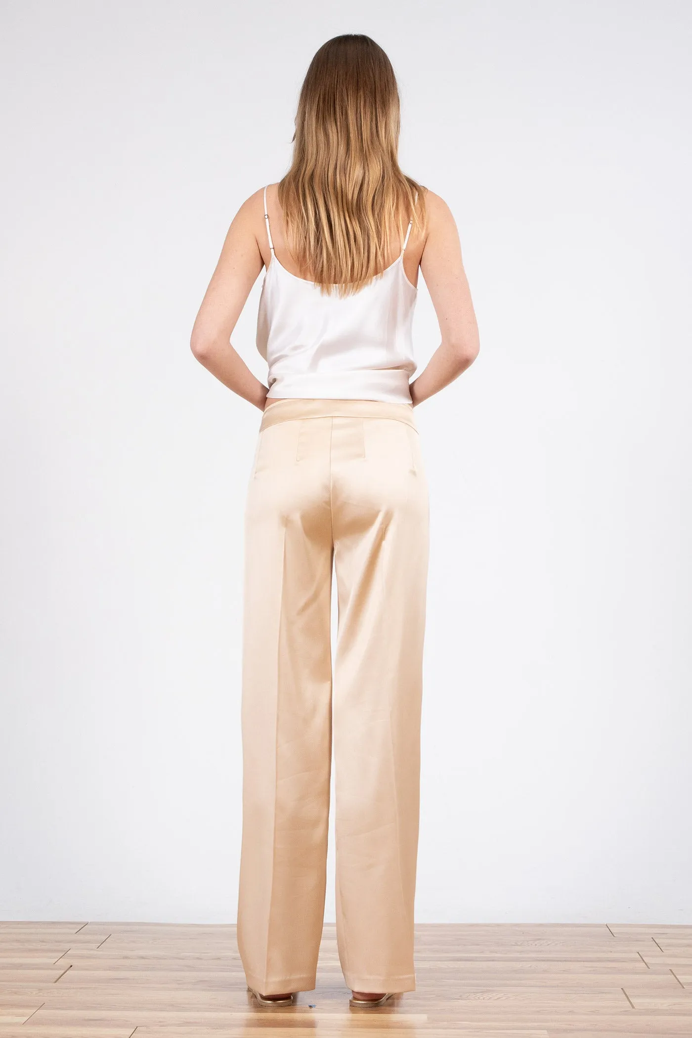 FLAVIA Satin Champagne