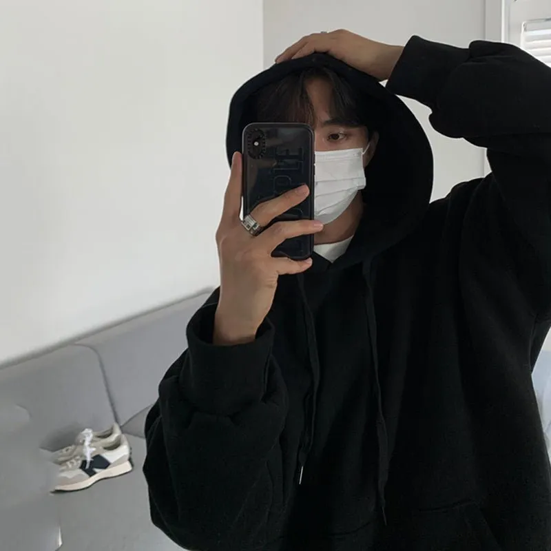 GS No. 118 Basic Loose Hoodie