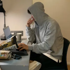 GS No. 118 Basic Loose Hoodie