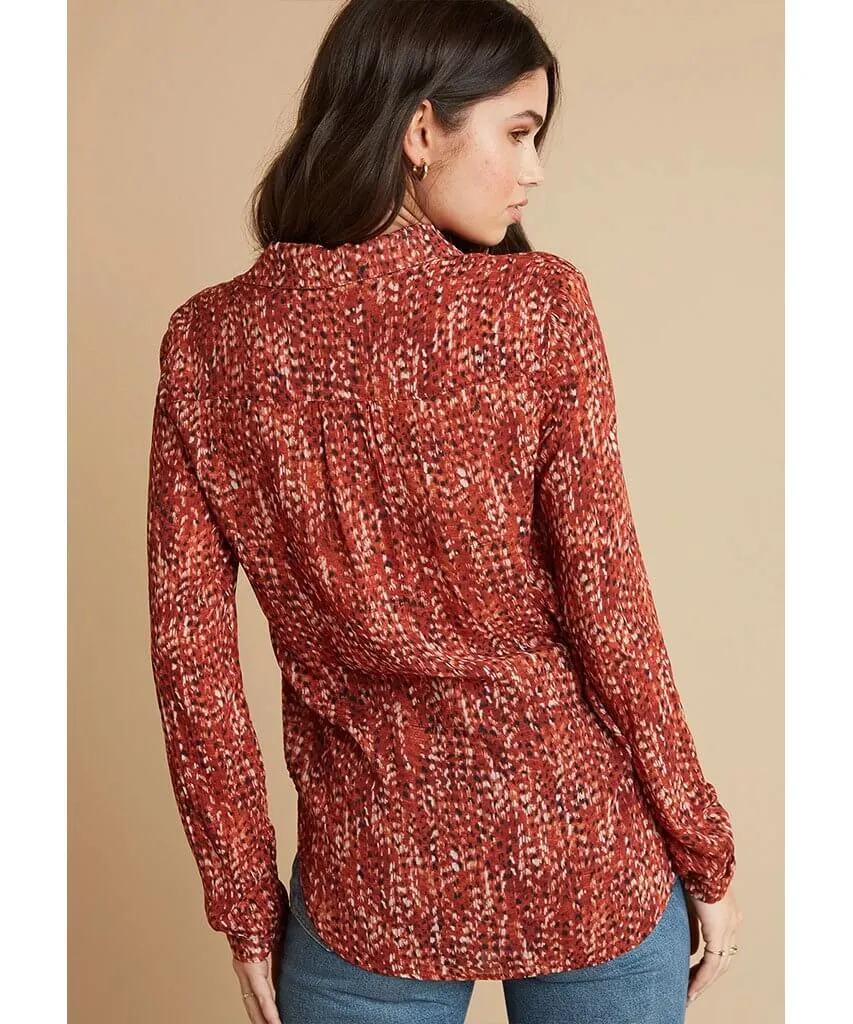Hipster Shirt Fire Glow