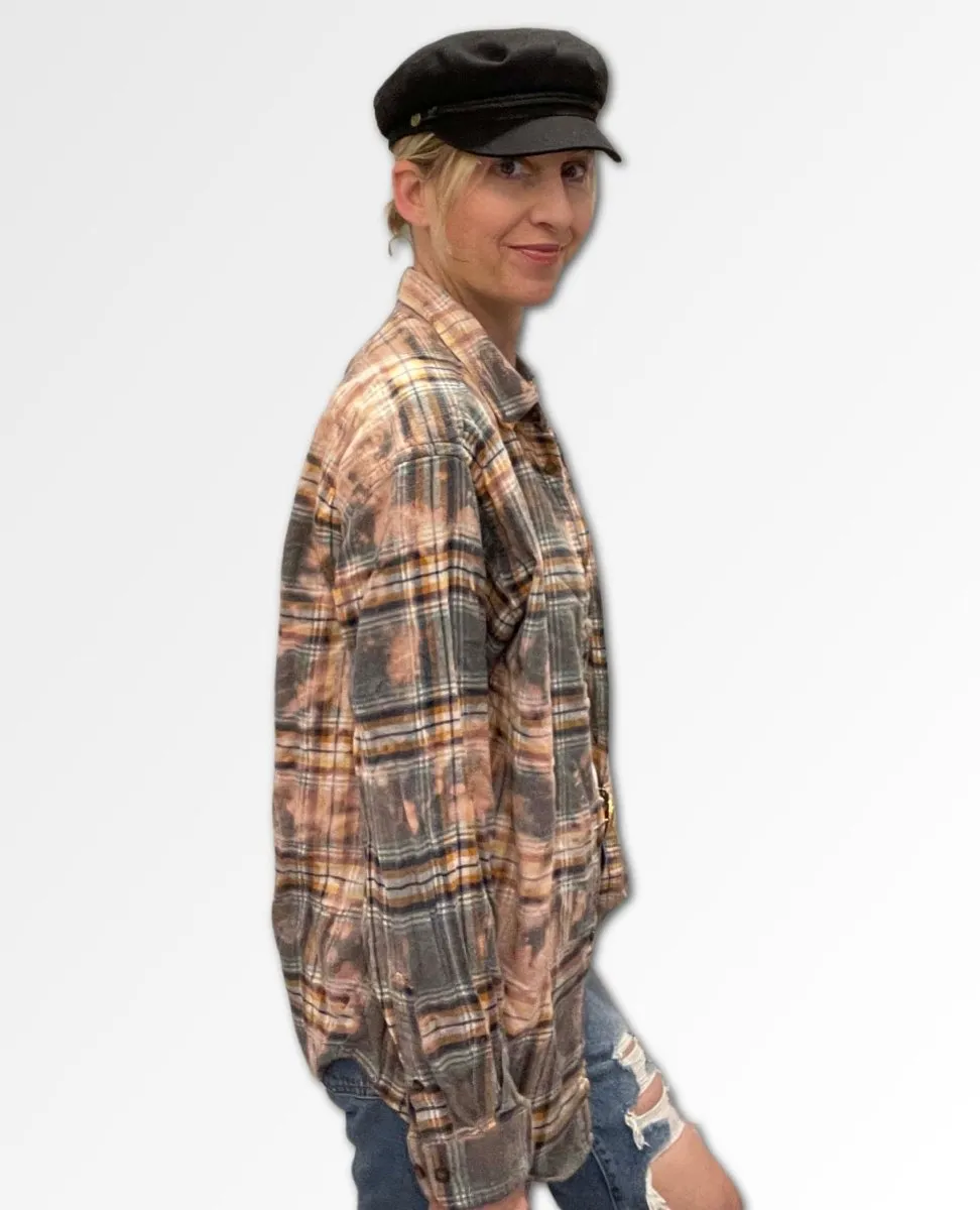 Hydrangea Outlaw Flannel #9 One Size