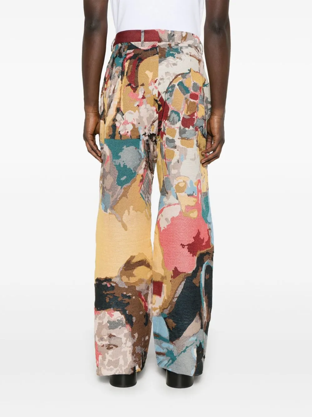 Jacquard-Paintings Trousers