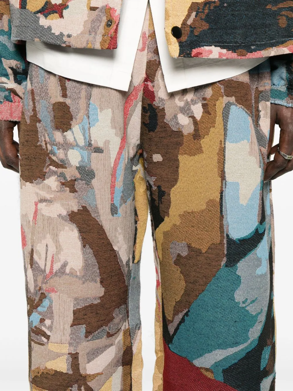 Jacquard-Paintings Trousers