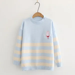Korean style loose long-sleeved pullover
