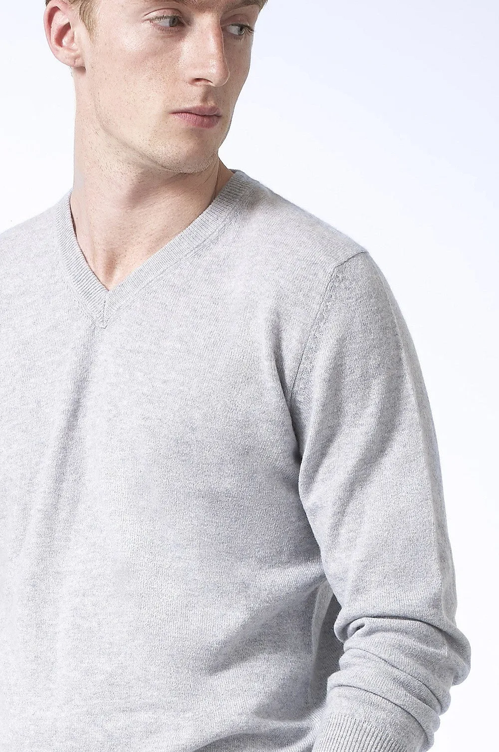 Mens Cashmere V-Neck