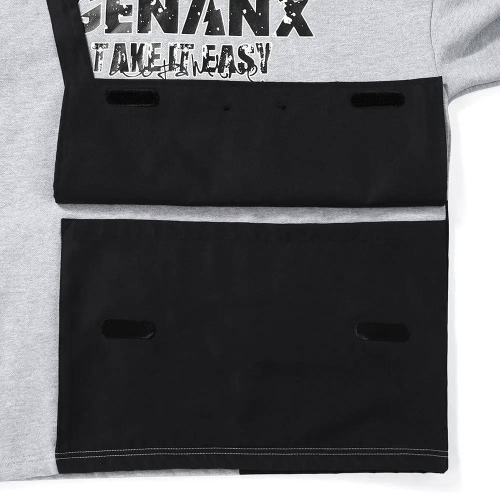 Print Crossbody Bag Patchwork Hoodies