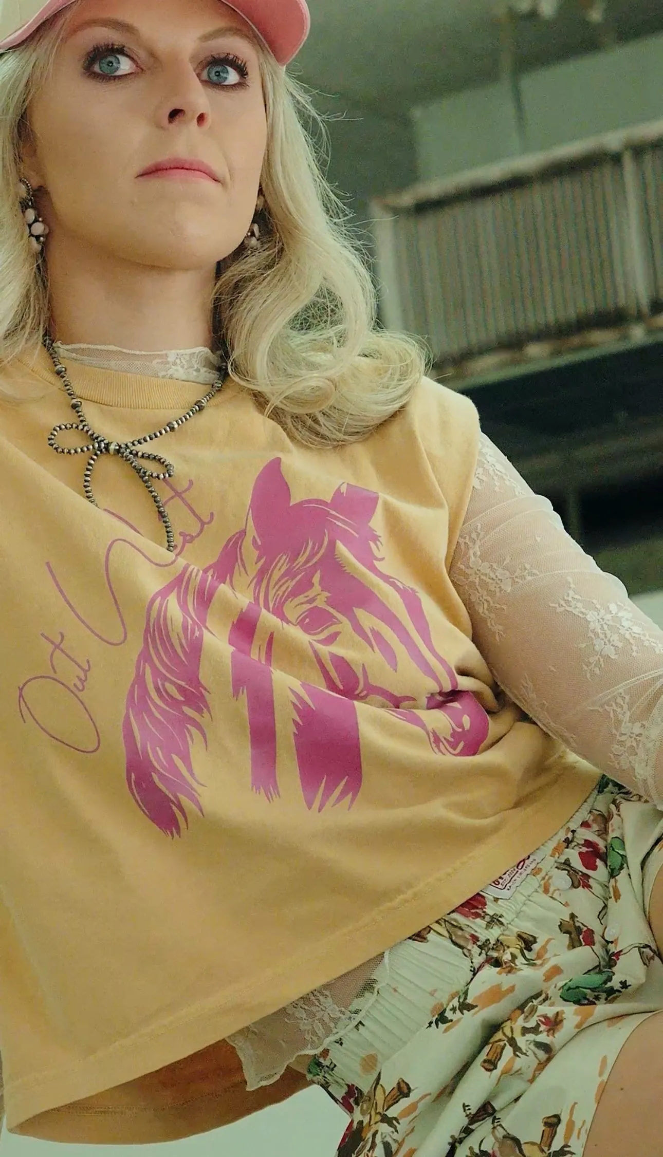 Purple Out West Graphic Tee