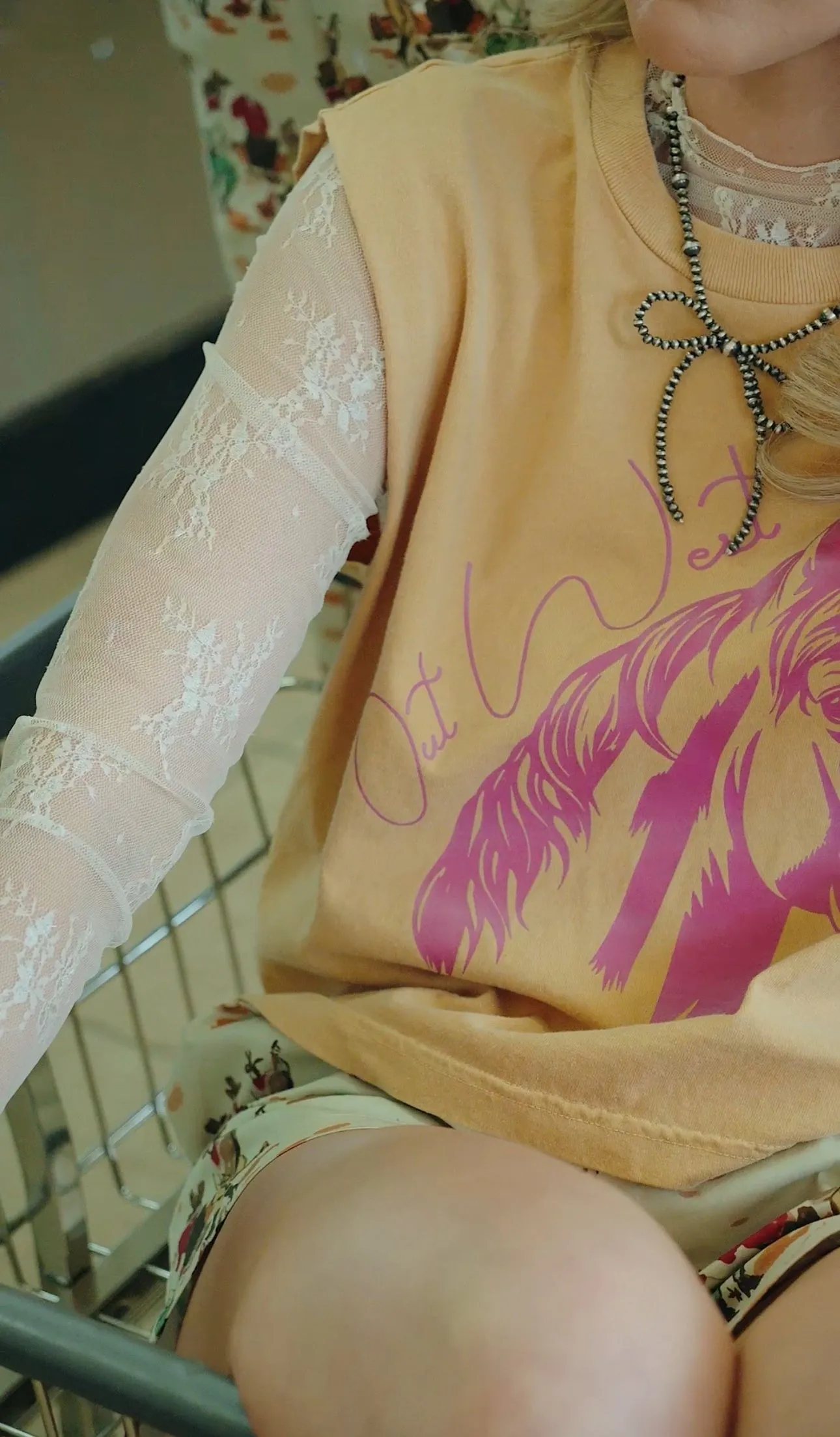 Purple Out West Graphic Tee