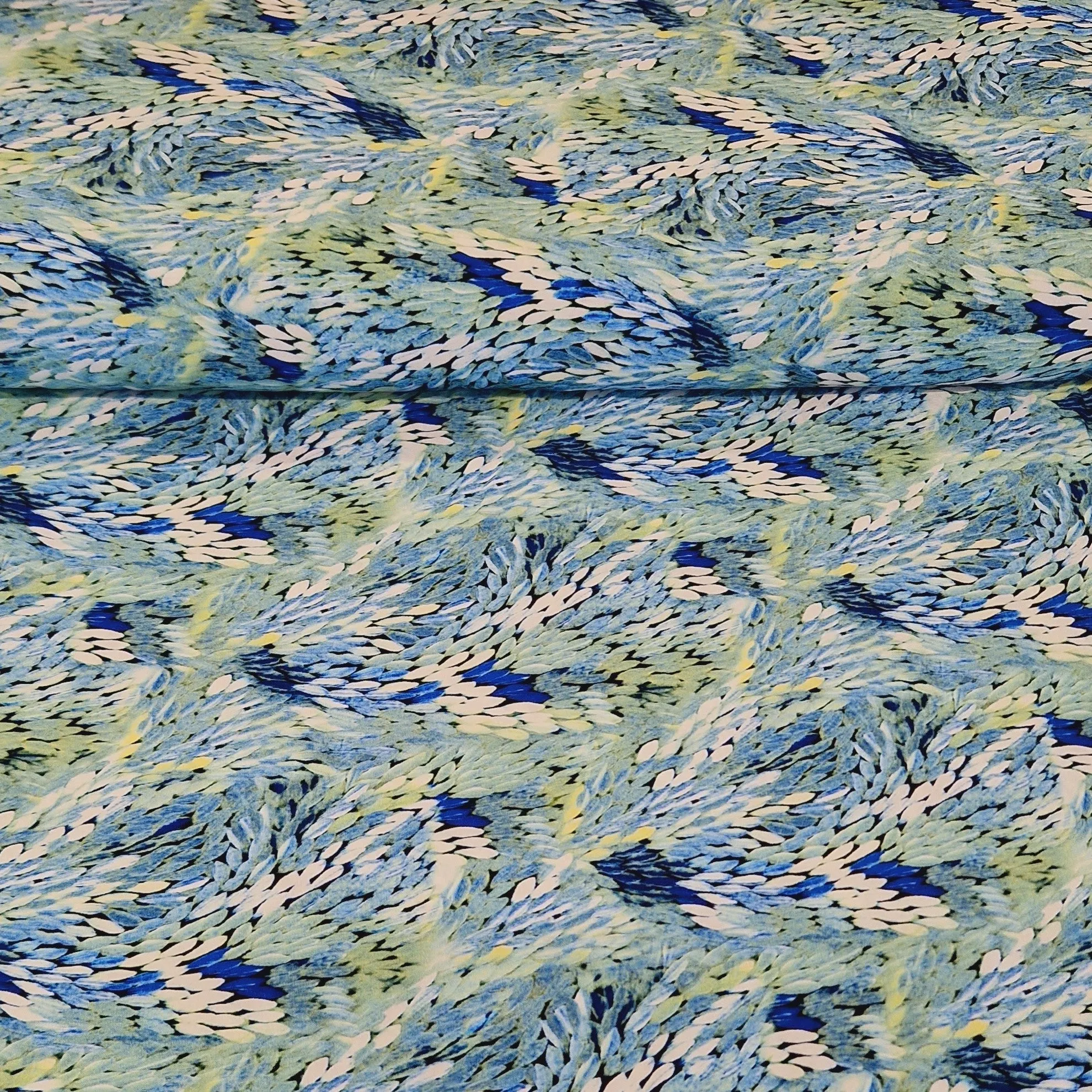 "La Moda" 100% Viscose Digital Print - Motion