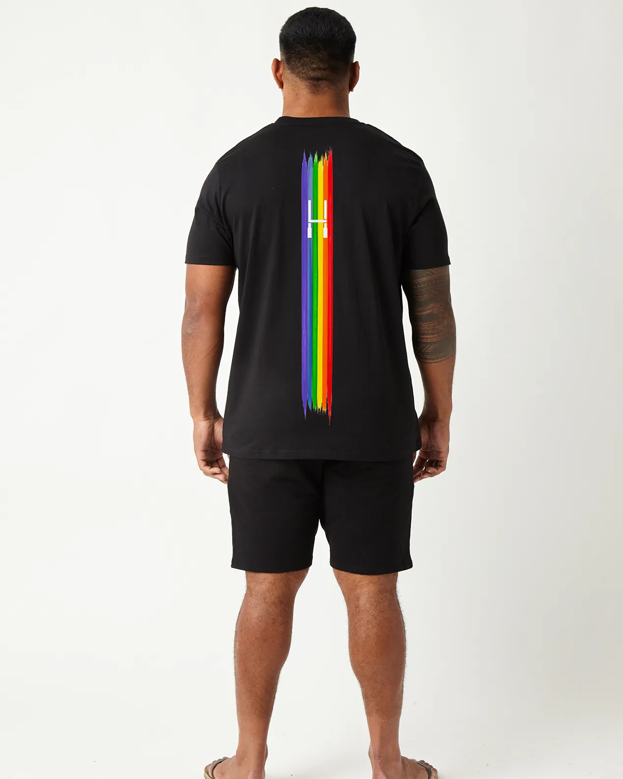Rainbow Stripe Tee