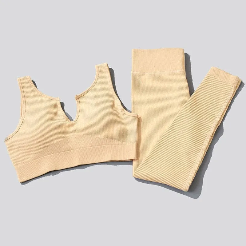 Seamless Yoga Set Gym Clothing
