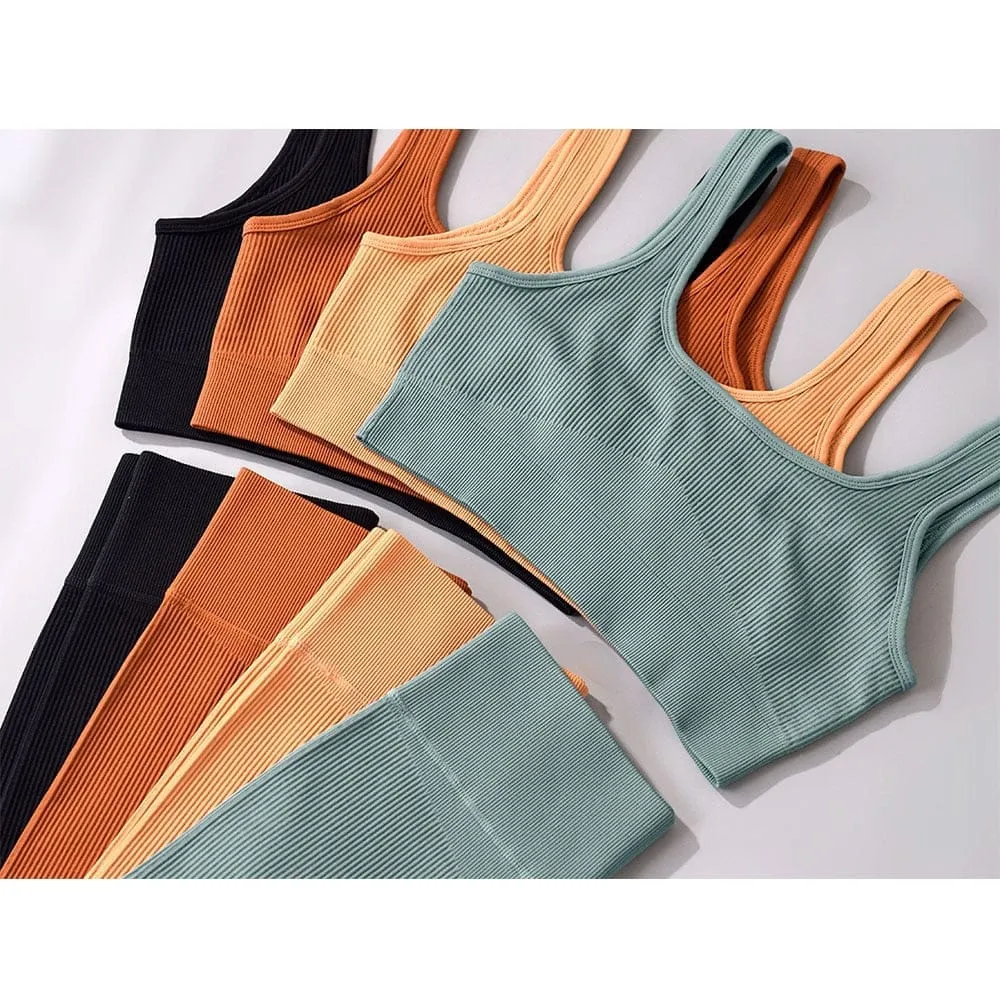 Seamless Yoga Set Gym Clothing