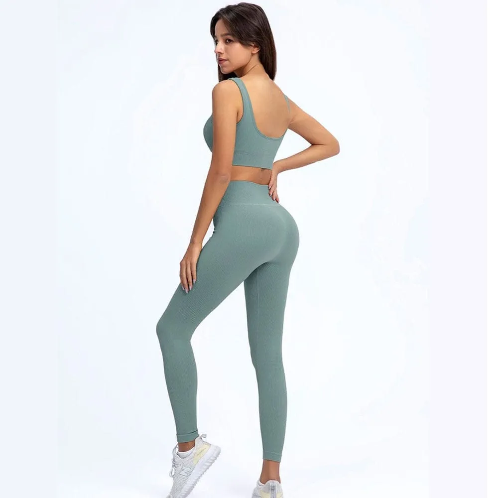 Seamless Yoga Set Gym Clothing