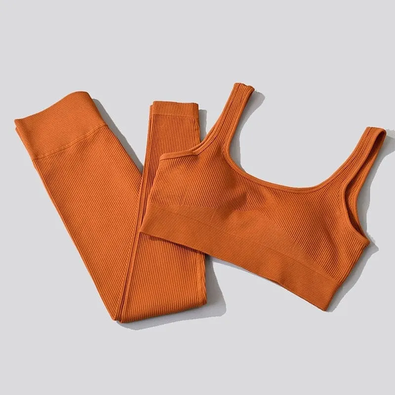 Seamless Yoga Set Gym Clothing