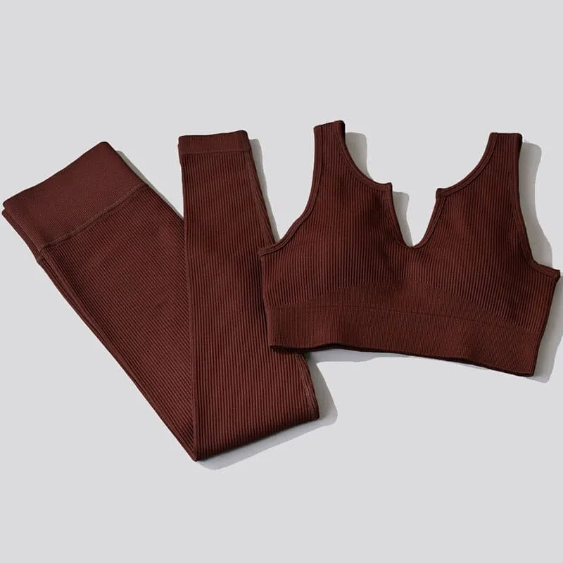 Seamless Yoga Set Gym Clothing