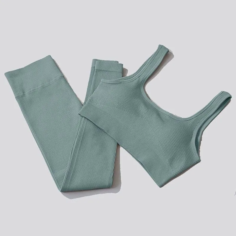 Seamless Yoga Set Gym Clothing