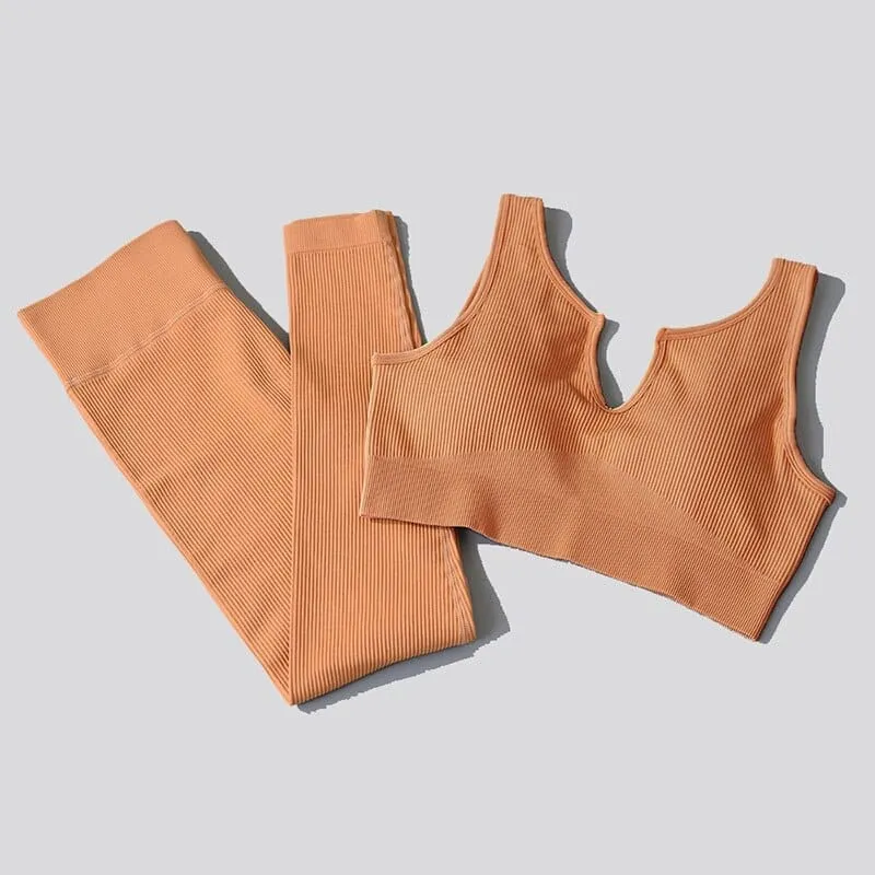 Seamless Yoga Set Gym Clothing