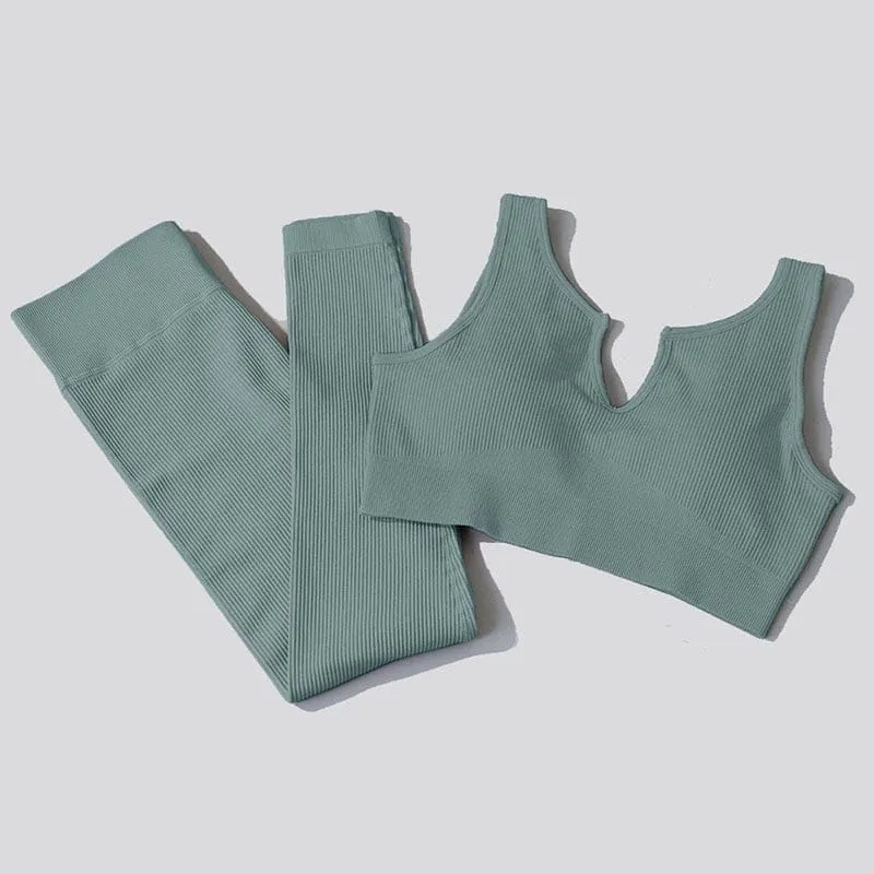 Seamless Yoga Set Gym Clothing
