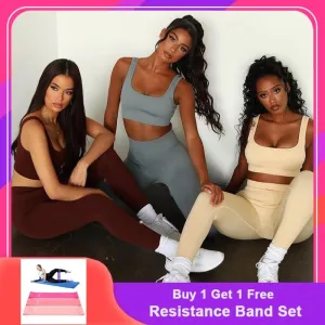 Seamless Yoga Set Gym Clothing