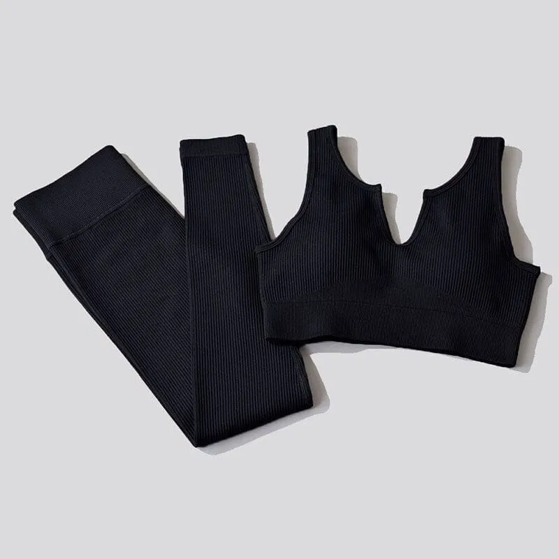 Seamless Yoga Set Gym Clothing