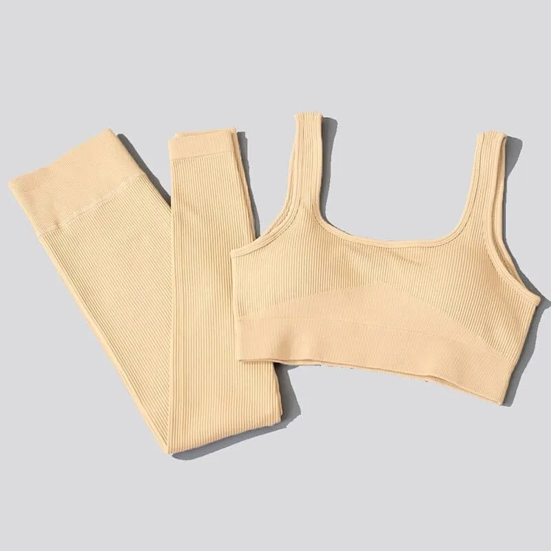 Seamless Yoga Set Gym Clothing