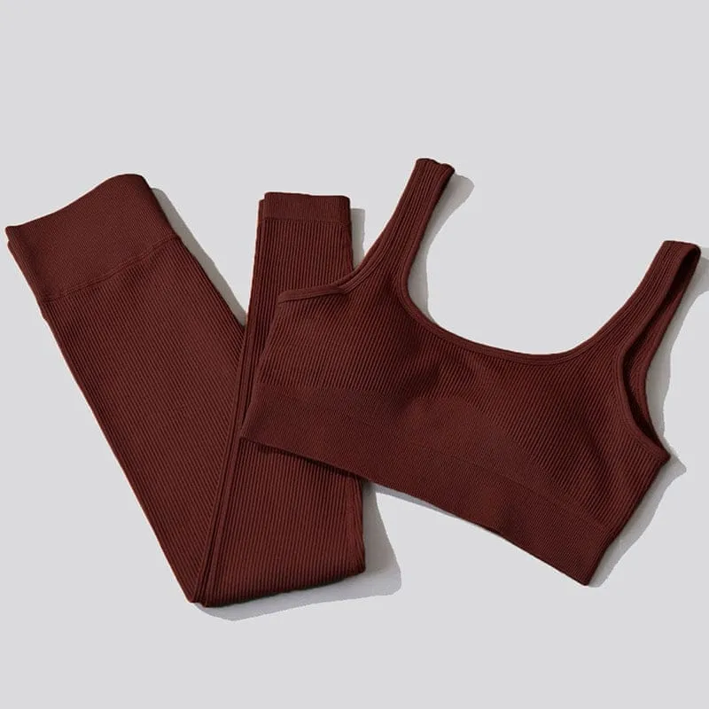 Seamless Yoga Set Gym Clothing