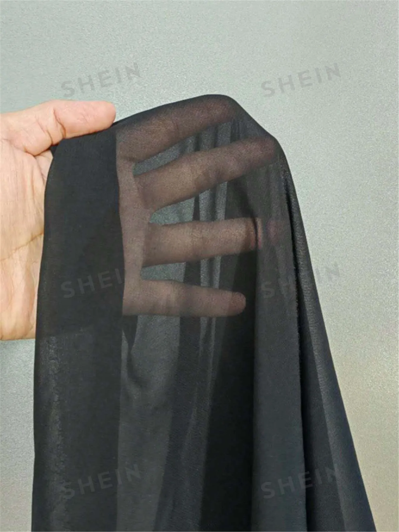 SHEIN LUNE Solid Button Front Drop Shoulder Shirt Without Bra