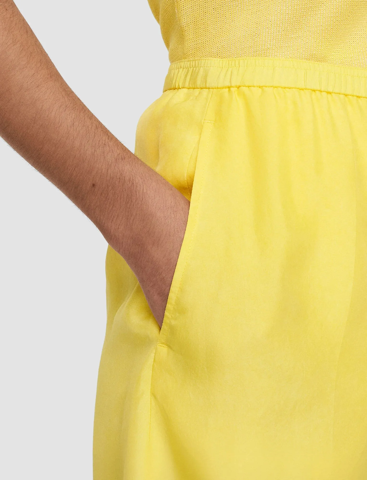 Silk Habotai Thoresby Trousers