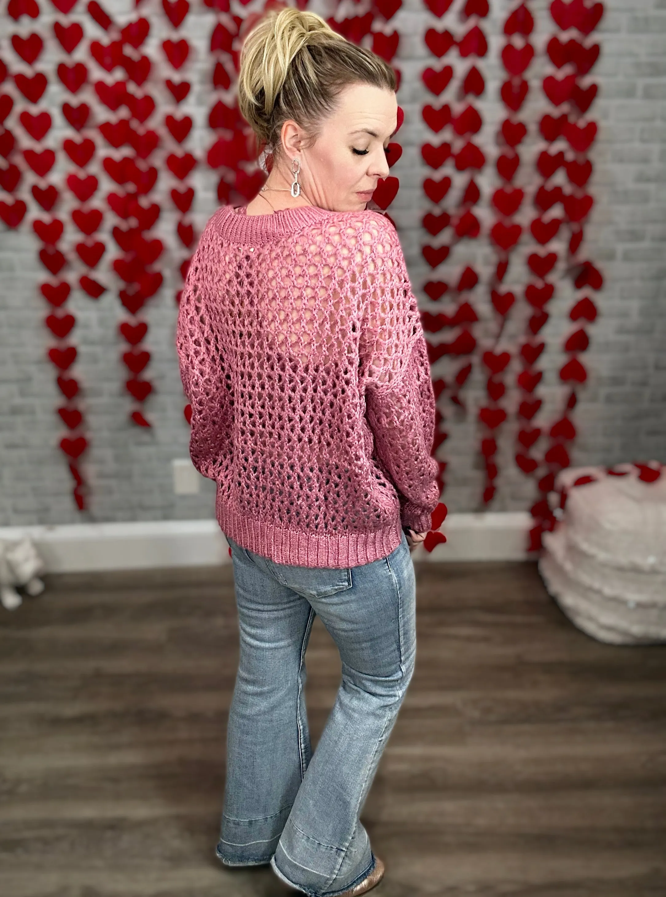 Soft Chunky Open Knit Sweater