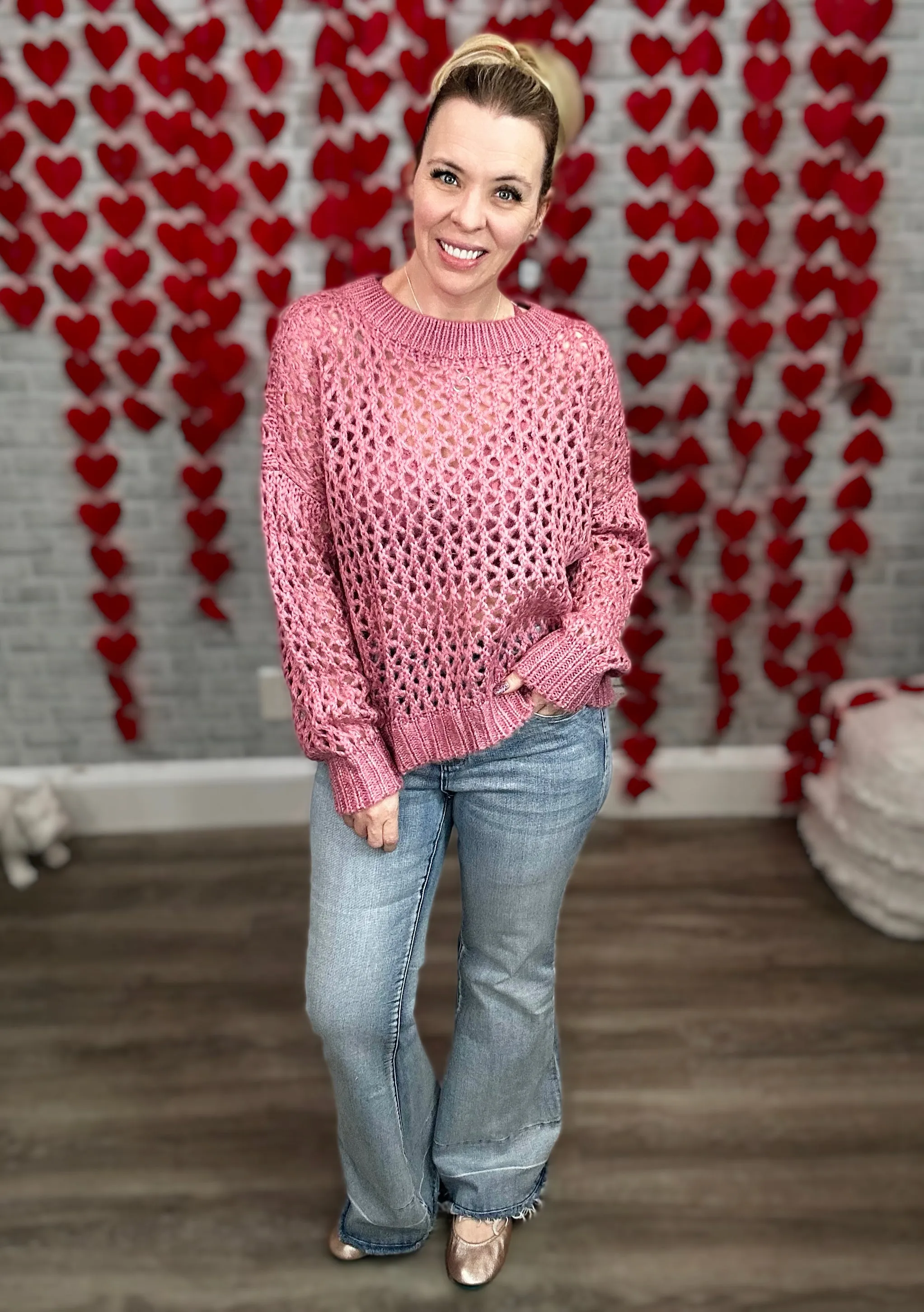 Soft Chunky Open Knit Sweater