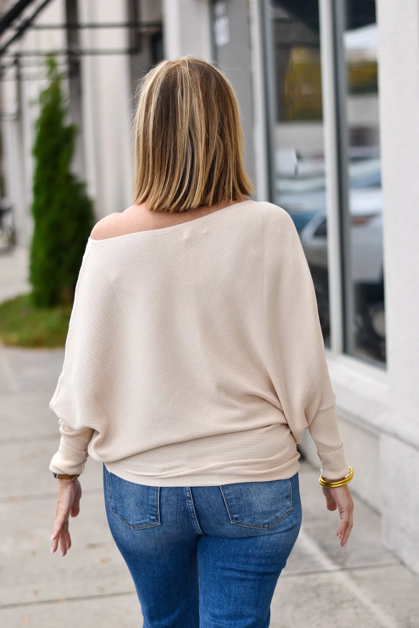 Soft Winds 0ff-Shoulder Sweater
