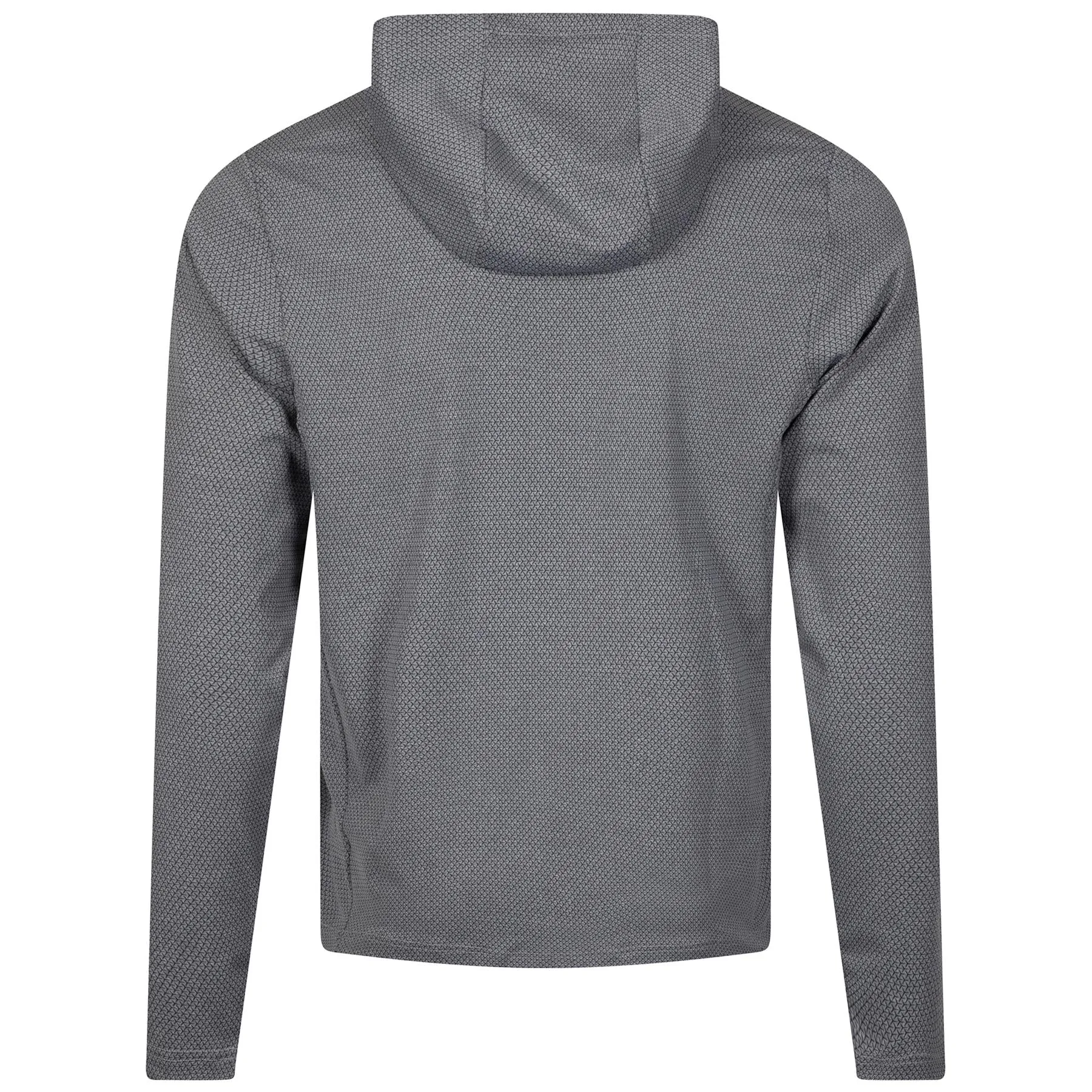 The Thompson Performance Print Hoodie Heathered Gray/Navy - SS24