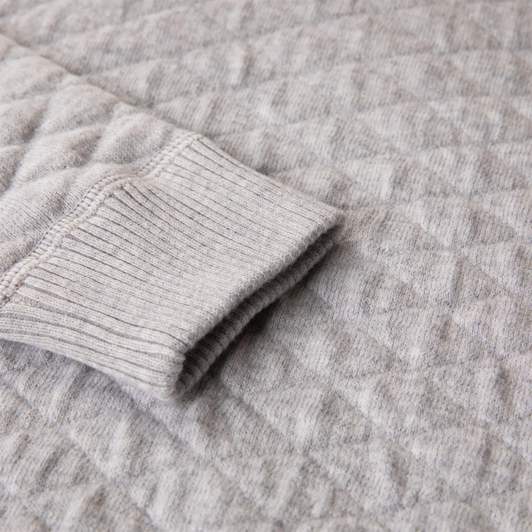 The Wallace Hooded Sweater Heathered Grey - 2025