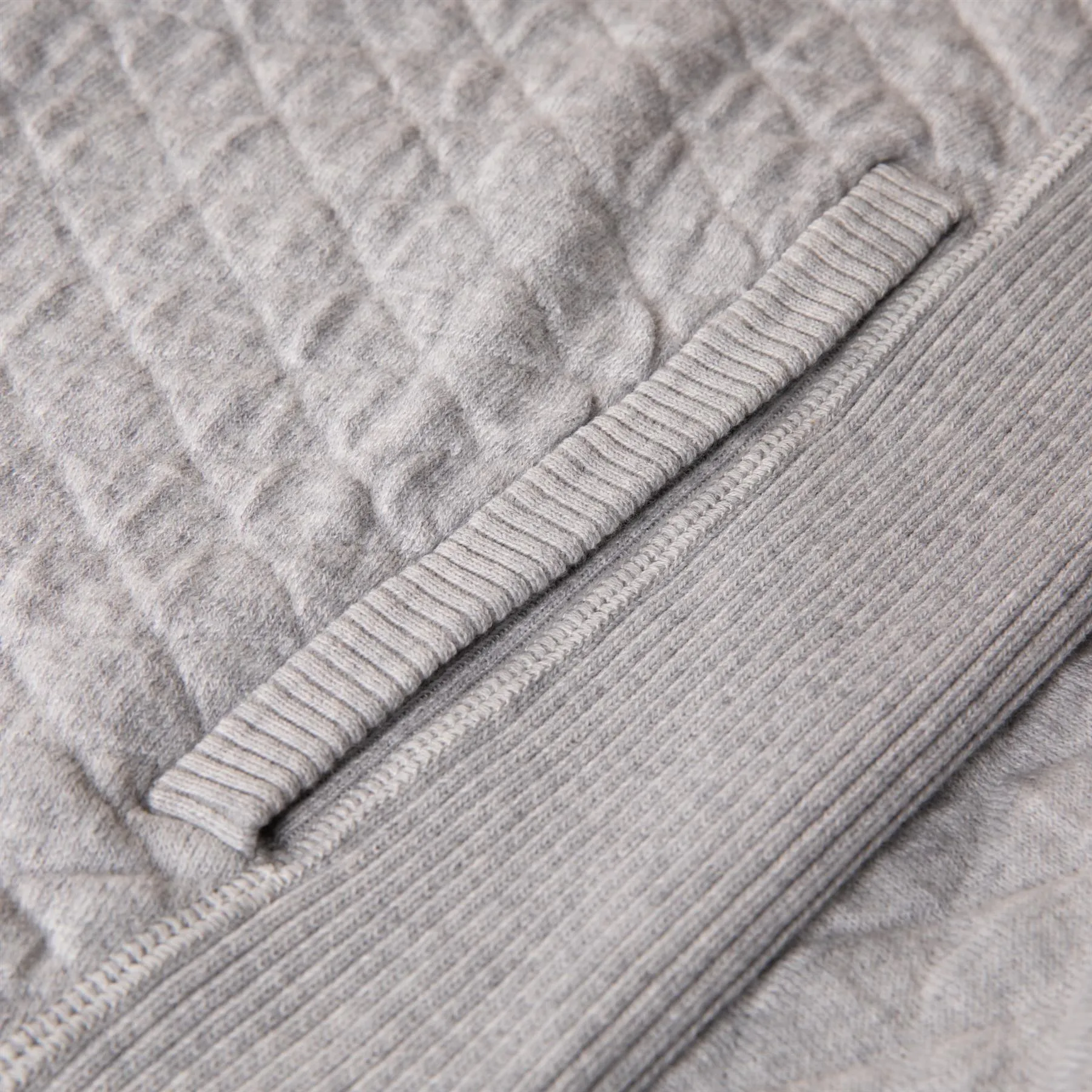 The Wallace Hooded Sweater Heathered Grey - 2025