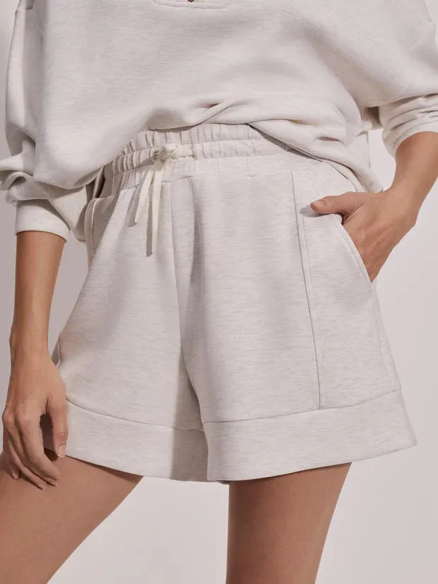 Varley Atrium High Rise Short - Ivory Marl