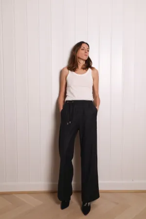 VIC flannel trousers - Black