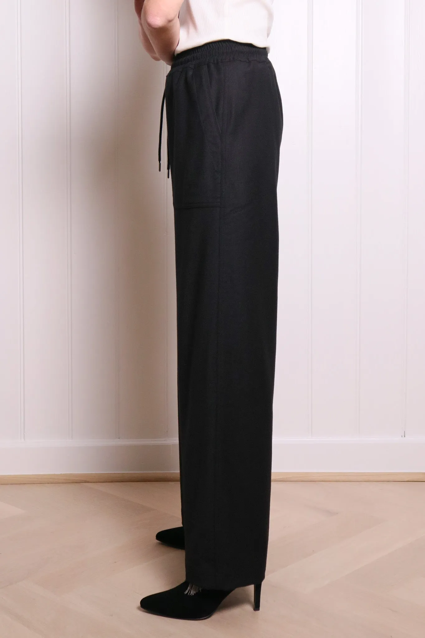 VIC flannel trousers - Black