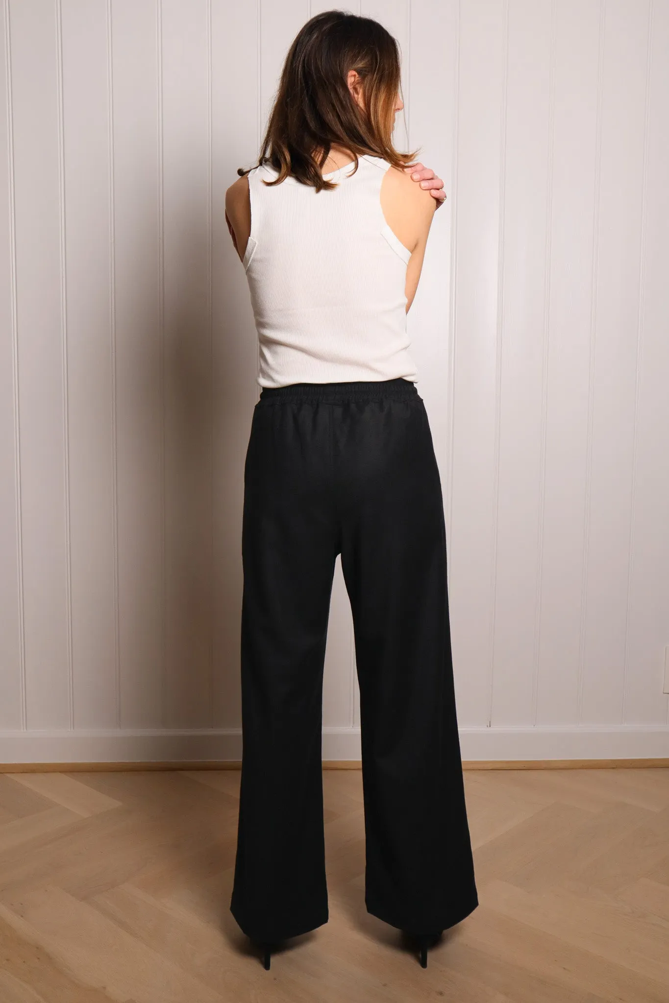 VIC flannel trousers - Black