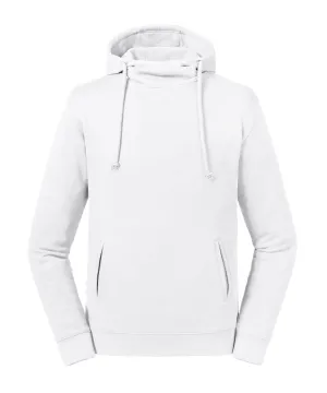 White - Pure organic high collar hooded sweatshirt
